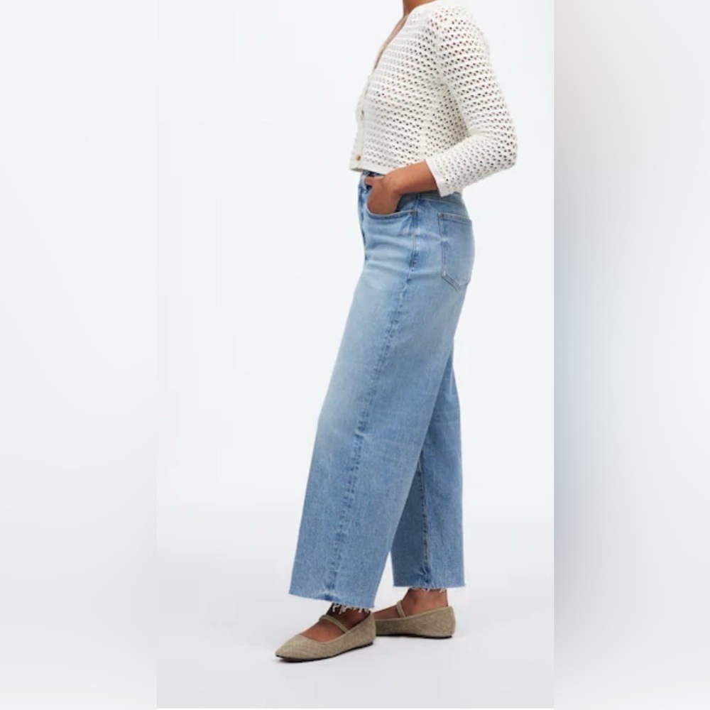 Madewell Light Blue Flare Jeans - Picture 1 of 12